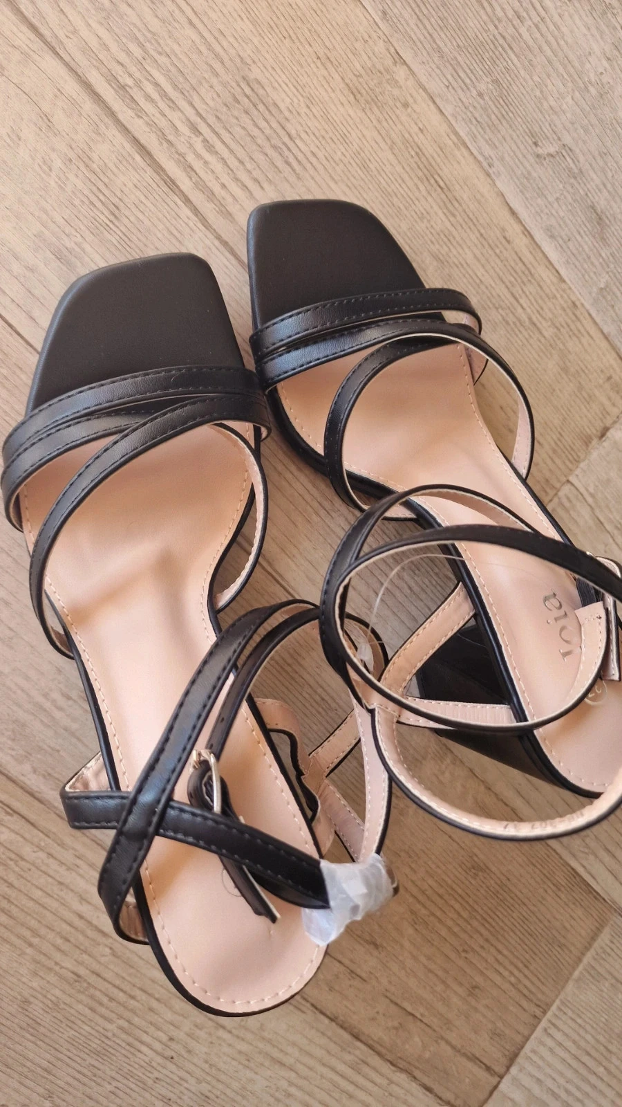 Sandales à talons Joia noires à brides – pointure 37 – photo 10